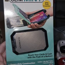 Slim Mint Ultra-Thin RFID-Blocking Wallet AS-SEEN-ON-TV ID Theft Protection