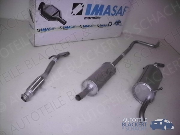 Imasaf Auspuffset Ab Kat FüR Opel Crossland X 1.2 + Lpg 03/2017- | Flex+Msd+Esd-image