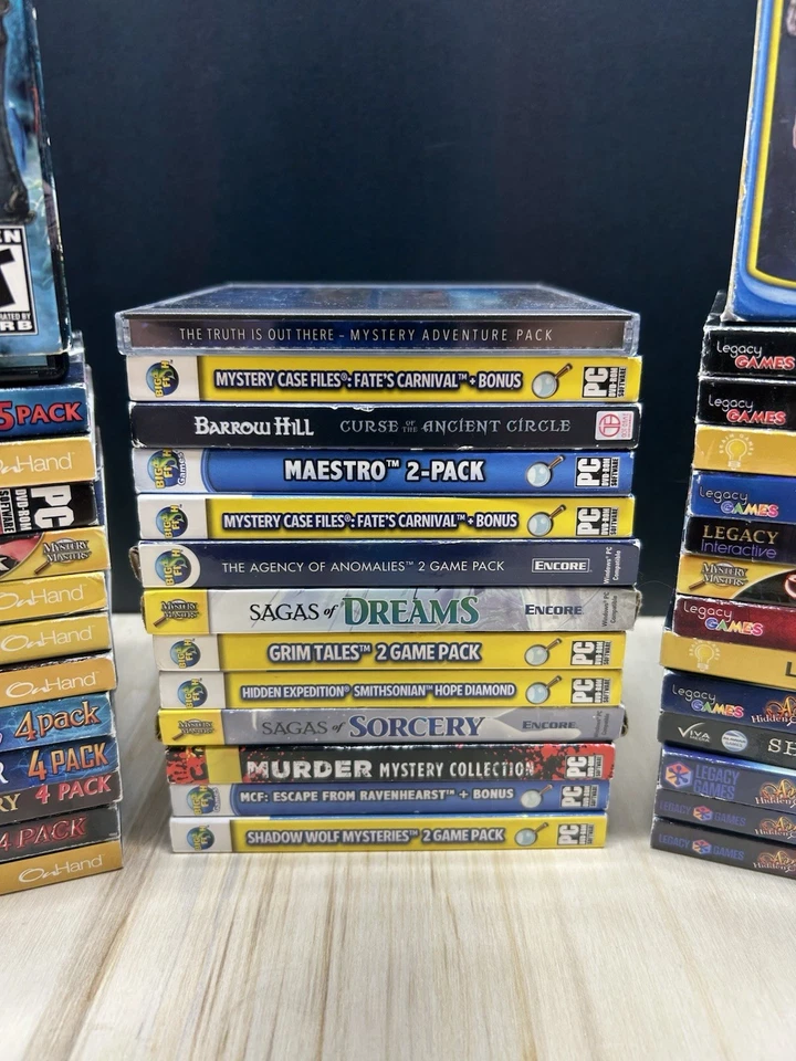 Lot Of (40) Hidden Object Puzzle Mystery Adventure Horror PC Games - Image 4 of 4