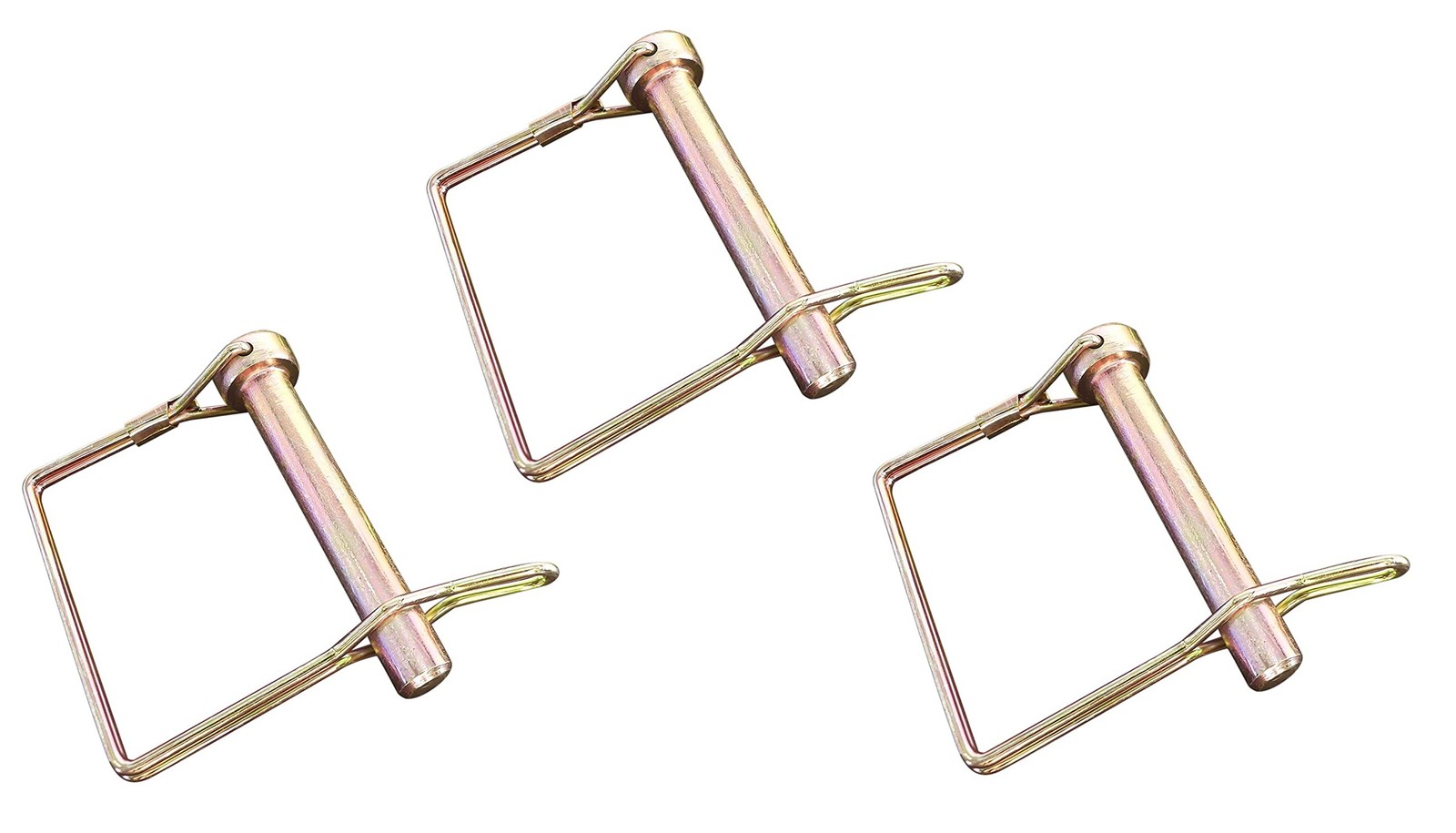 Square Wire Lock Hitch & PTO Pins 1/4” x 2-1/2”, 3 Pack Tech Team