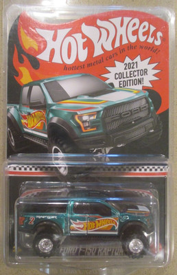 HOT WHEELS 2017 FORD RAPTOR F150 2021 COLLECTOR EDITION LAST ONE!