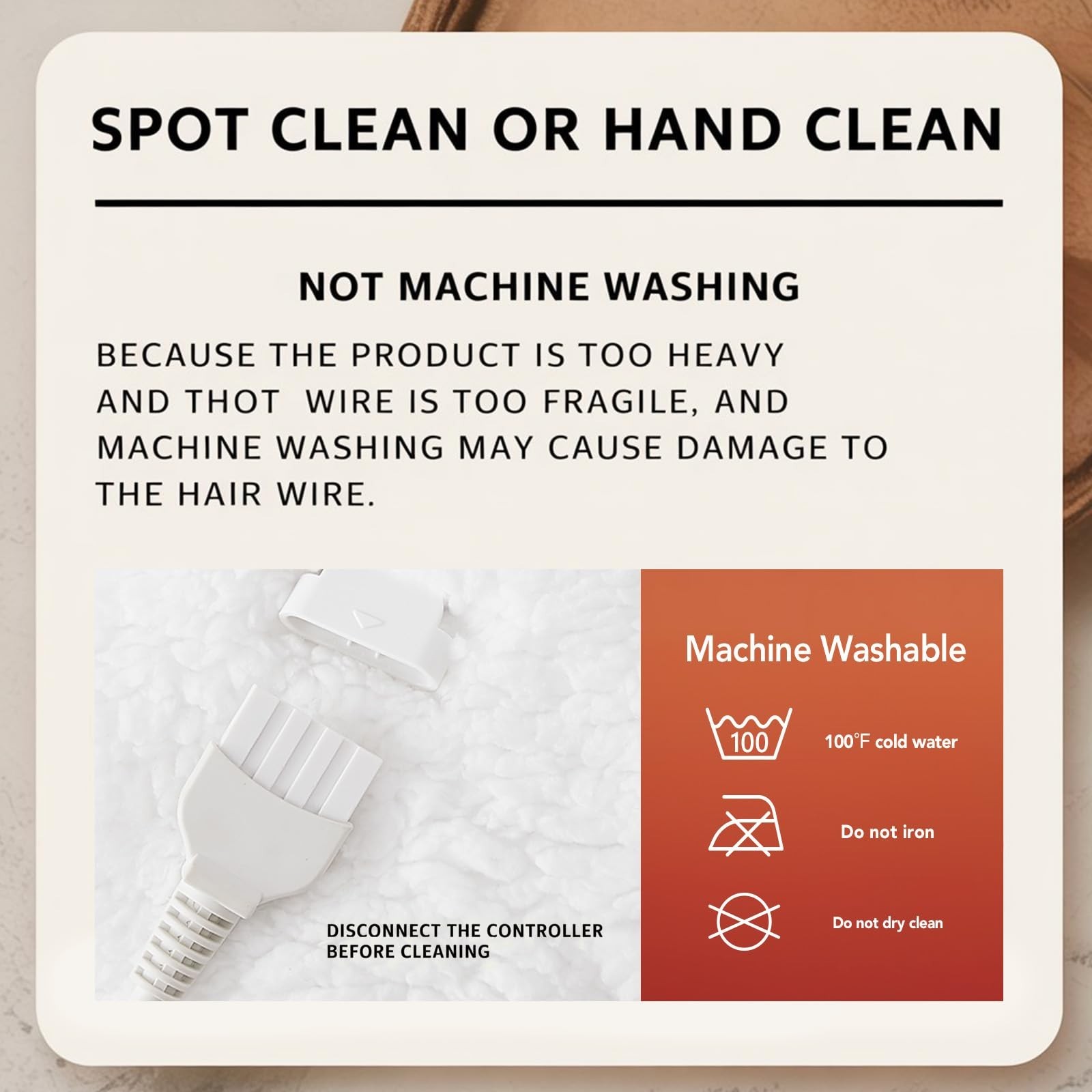 Homemate Heated Weighted Blanket for Adults - 62"x84" 15lbs Electric Throw Fa...