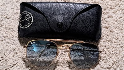 Ray-Ban RB3648 Men's Round Sunglasses - Polished Gold