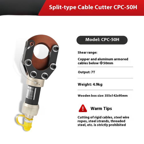 Split-type Hydraulic Cable Cutter for Copper and Aluminum Armored Cables - Picture 15 of 20
