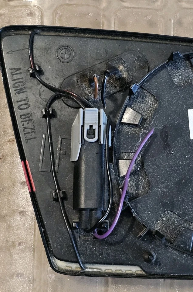 Espejo retrovisor lateral izquierdo BMW 3 5 6 E 2004-2006 serie E conductor LH L OEM 27093 Foto 4 de 4