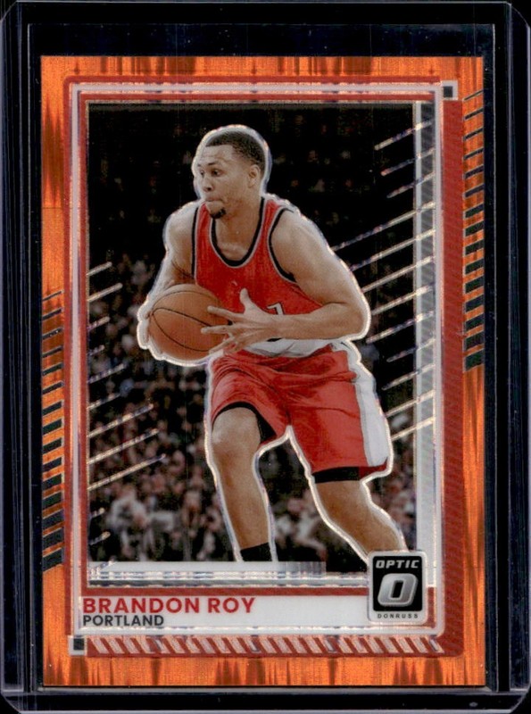 2025-26 Panini Donruss Brandon Roy Optic Orange Shock RC #/199 Trail Blazers