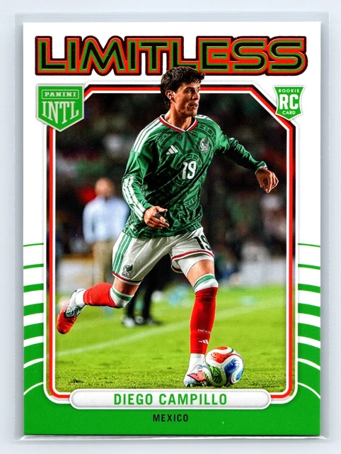 2026 Panini International Mexico Limitless Diego Campillo Rookie RC #6