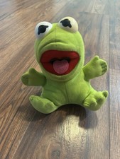 Vintage Baby Kermit the Frog Plush 1987 Stuffed Animal Jim Henson Muppet Babies