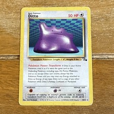 Pokemon TCG Ditto 18/62 Fossil Non-Holo Card