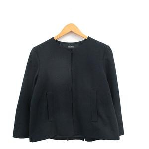 ZARA BASIC Collarless Jacket Simple S Navy /KT8 L… - image 7