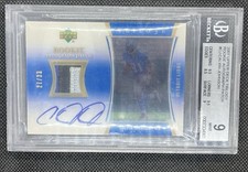2007 Upper Deck Trilogy Calvin Johnson Rookie Patch Auto/33 BGS 9 10 #RAP-CJ