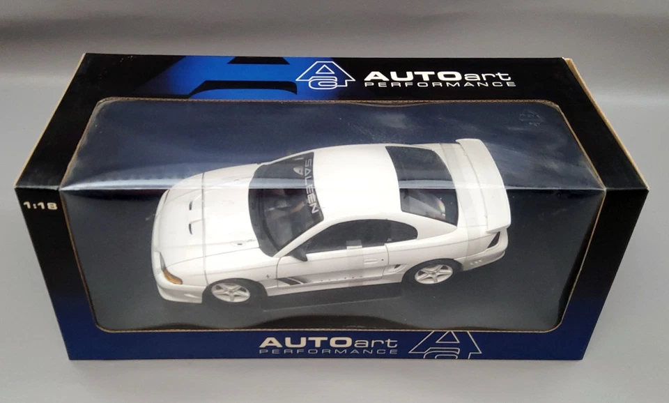 1998 White Saleen Mustang S351 Coupe 1:18 Scale Diecast By AUTOart #72721 - Image 3 of 4