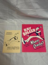 Where's Charlie The Playbill & Souvenir 2 Books Magazines 1949 St. James Theatre