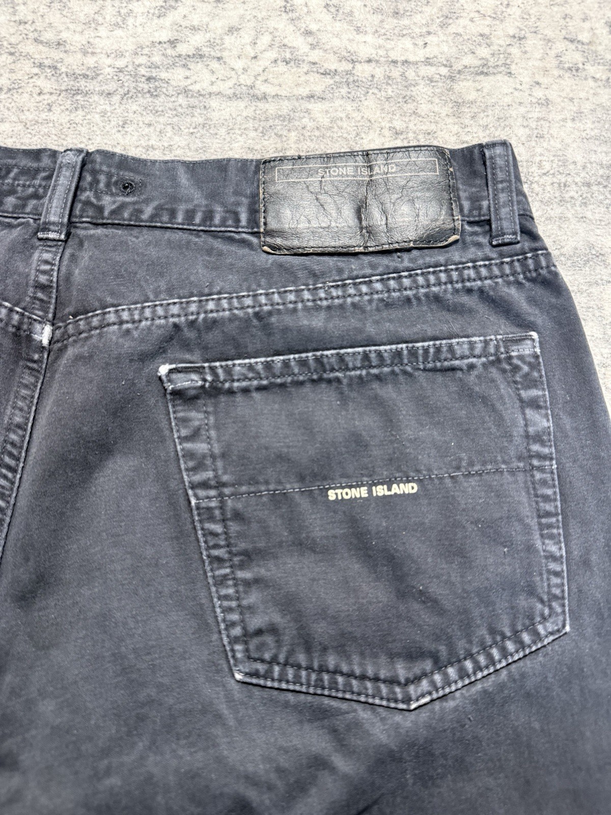 Stone Island Black Jeans Stone Island  Trousers Vintage Denim Pants 38 thumbnail 5
