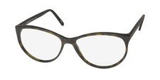 NEW ANDY WOLF 5055 EYEGLASS FRAME PLASTIC OVAL 56-14-140 FULL-RIM WOMENS K BROWN