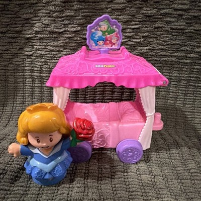 Fisher Price Little People Disney Princess Parade Aurora Float Sleeping Beauty 