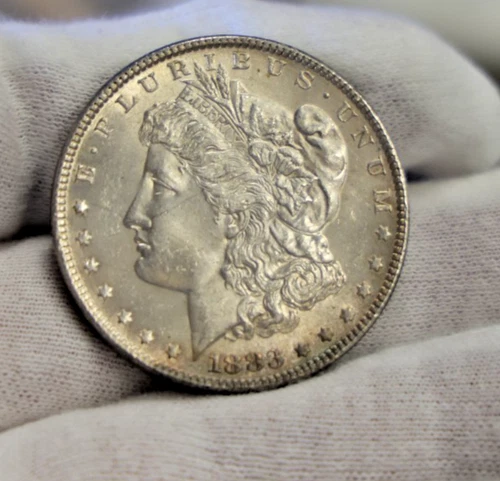 1883 US Morgan Silver Dollar $1 Nice XF (Toned)