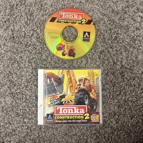 Tonka Construction 2 Hasbro Interactive PC CD 1999  