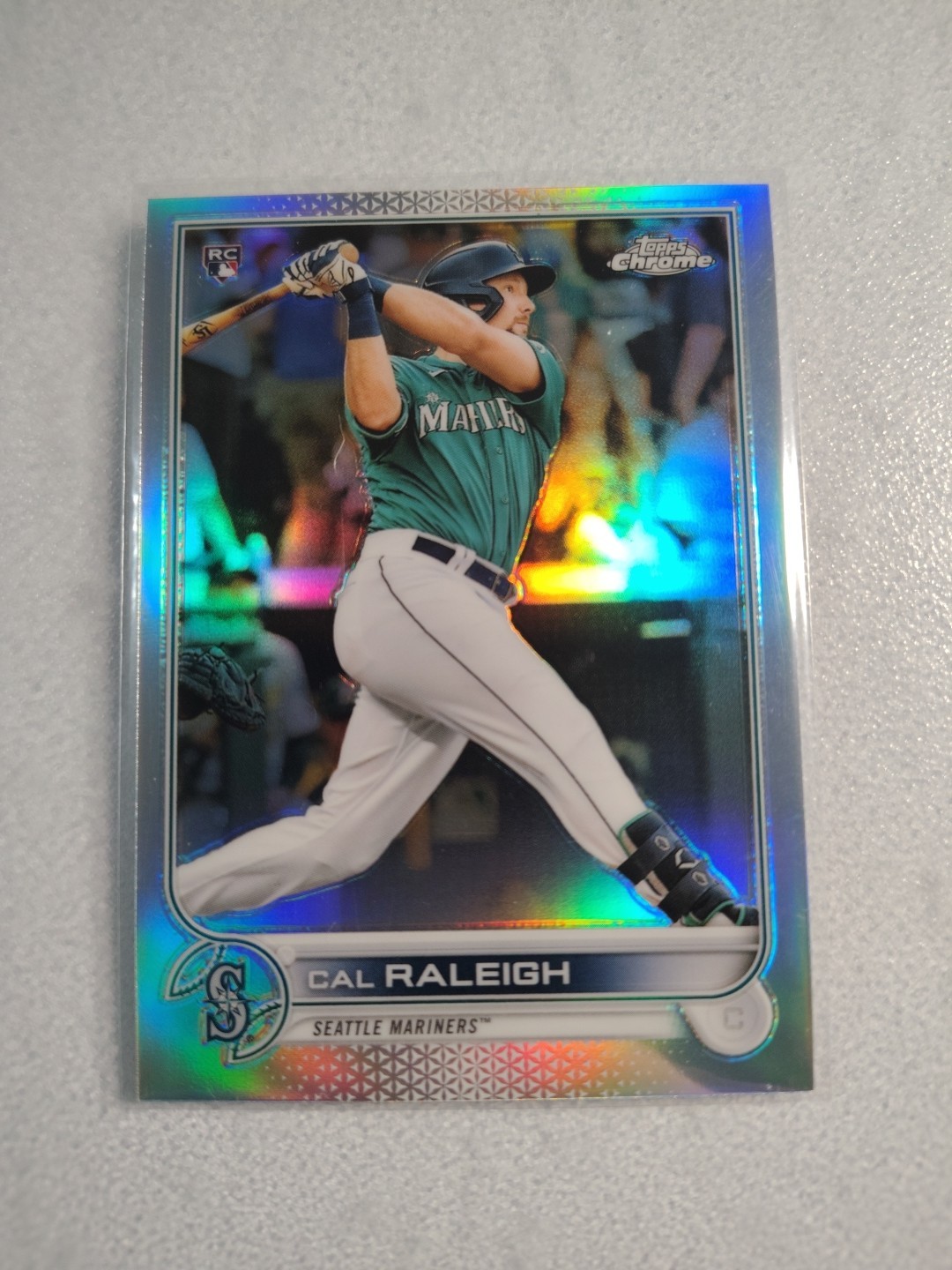 2022 Topps Chrome - Cal Raleigh #149 Refractor (RC)