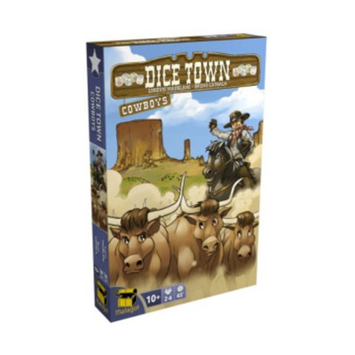 Asmodee Board Games Dice Town - Cowboy Expansion Box SW (New)