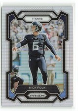 Nick Folk 2023 Panini Prizm Silver Tennessee Titans #208