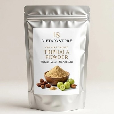 Organic Triphala Powder Trifala Body Detox Amla Haritaki Bibhitaki
