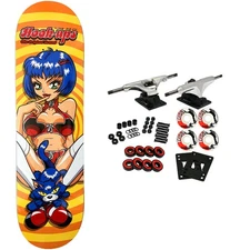 Hook Ups Skateboard Complete Miss Kitty 8.5" x 32.25"