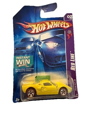 Hot Wheels Ford GT-40 2006 Red Line Yellow RL5SPs 02 Of 05 Brand New