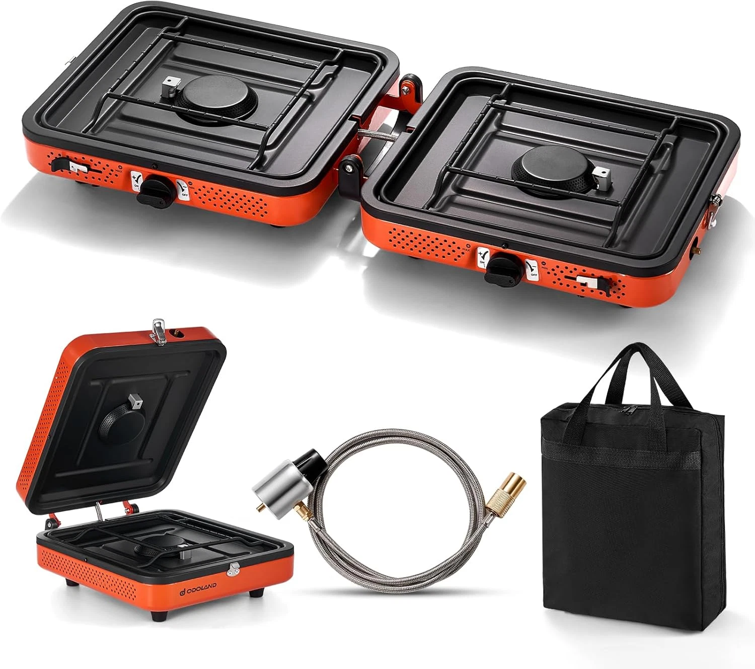 Compact 2-Burner Propane Camping Stove for Outdoor Cooking & Picnics
Opens in a new window or tab