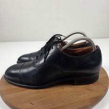 Church's Custom Grade Consul Oxford Shoes Mens Size 8.5 E Black Leather Cap Toe