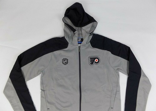 Philadelphia Flyers Nhl Gray YOUTH Full Zip Lightweight Jacket Size Large - Picture 3 of 8