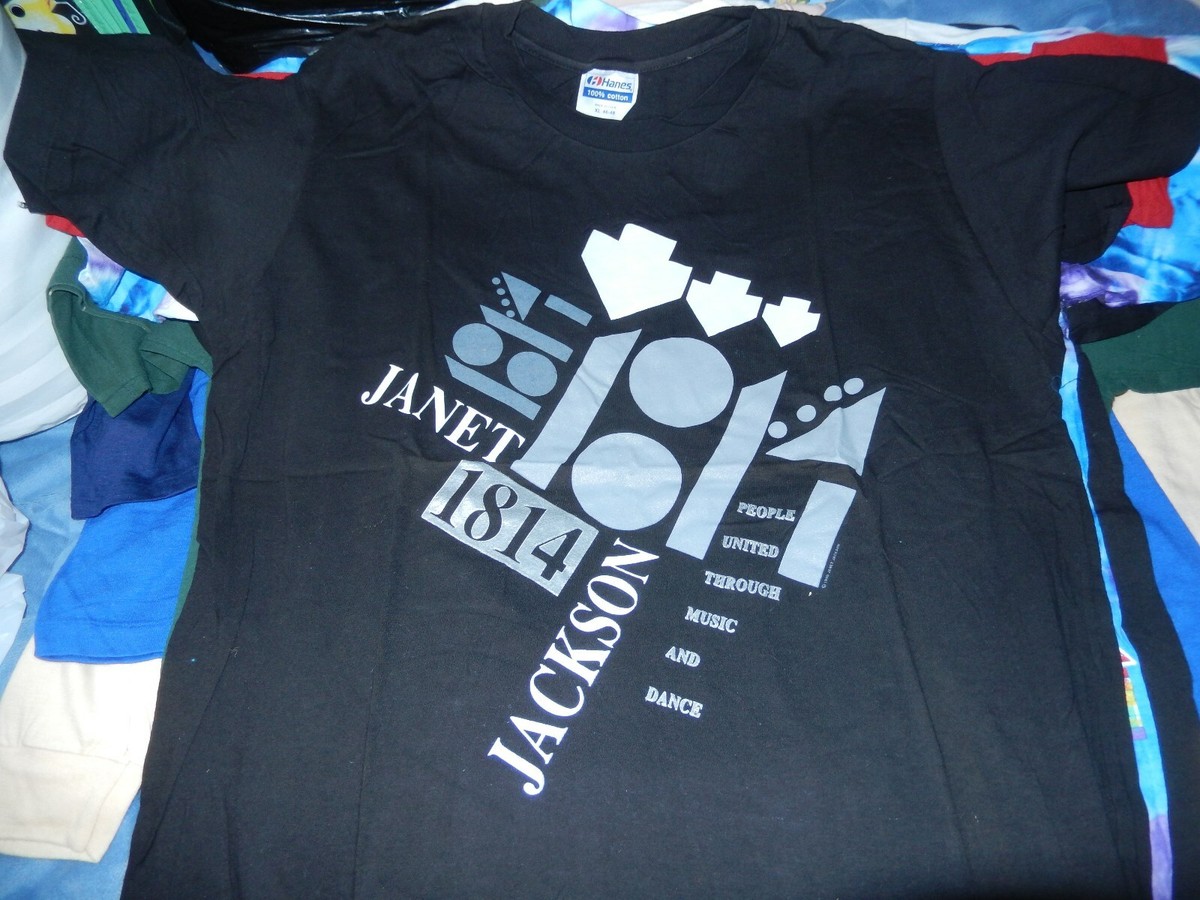 ジャネットジャクソンコンサートTシャツ1990リズムネイションツアー ジャネットジャクソンコンサートTシャツ1990リズムネイション