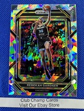 2023 #98 Rebekah Gardner WNBA Panini Prizm Basketball Ice Prizm Sky
