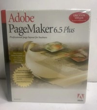 Adobe PageMaker 6.5 Education Version for Windows NEW SEALED