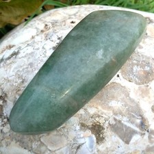 gr&uuml;ner Aventurin 0,58Kg Poliert  Skulptur Toleranz Depression Zen Garten Quarz