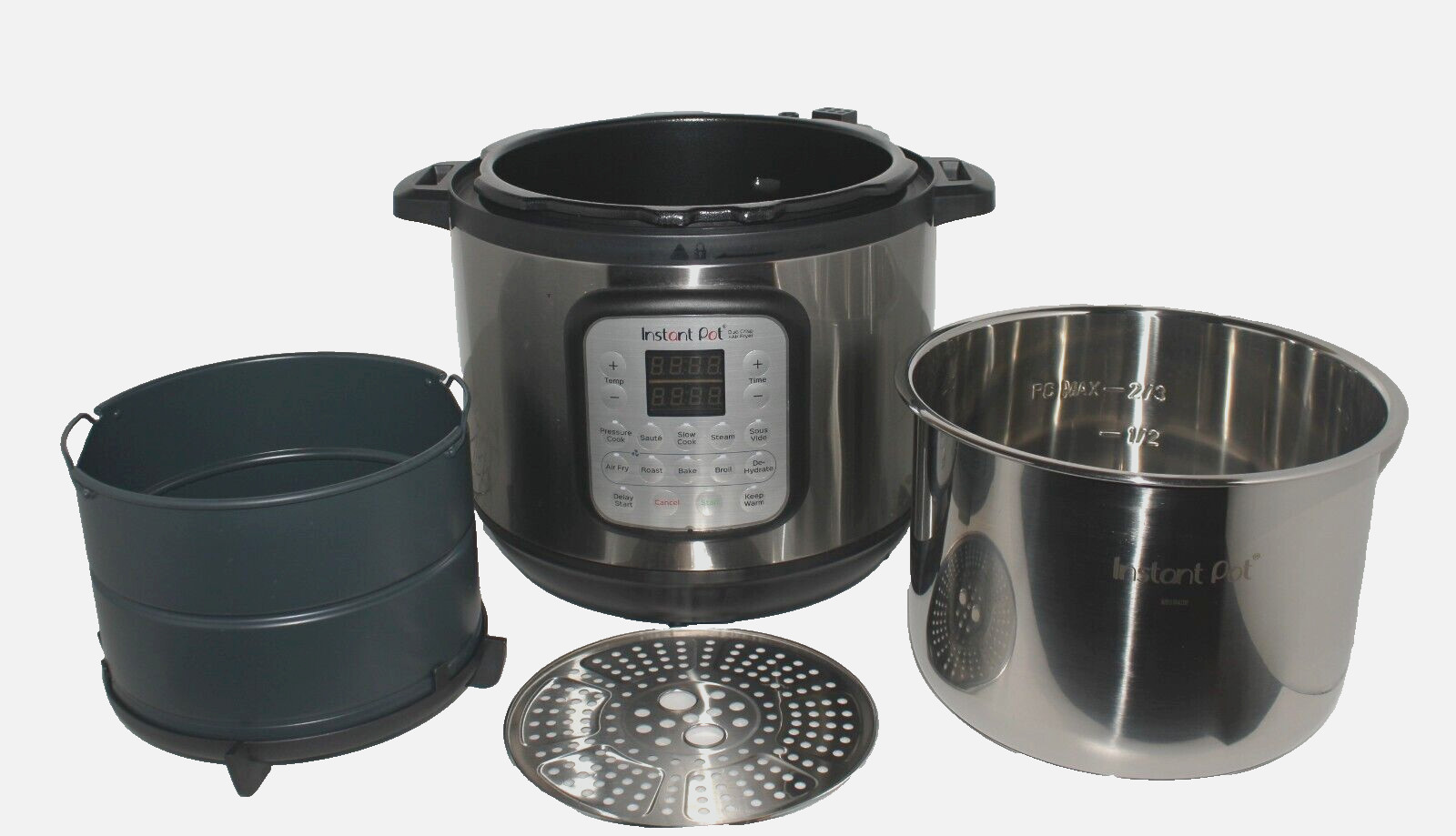 + Air Fryer Pressure Cooker Combo 8 Qt