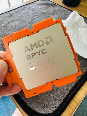 AMD EPYC 9655 ZEN5 TURIN SP5 96 CORE 192 threads 2.6ghz for H13SSL-N 4.5ghz