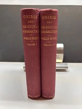 Budge: Osiris and The Egyptian Resurrection, Medici 1911, 2 Vols.
