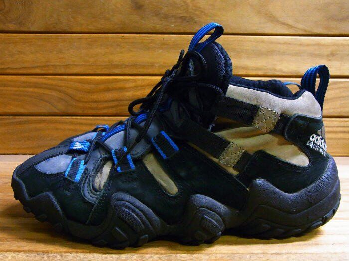 Vintage 90's adidas Eqt Hiking Black Beige Blue Nubuck Vintage 90's adidas Eqt Hiking Black Beige Blue Nubuck