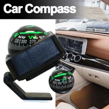 2PCS Adjustable Car Dashboard Navigation Compass Ball For Boat Marine Truck`