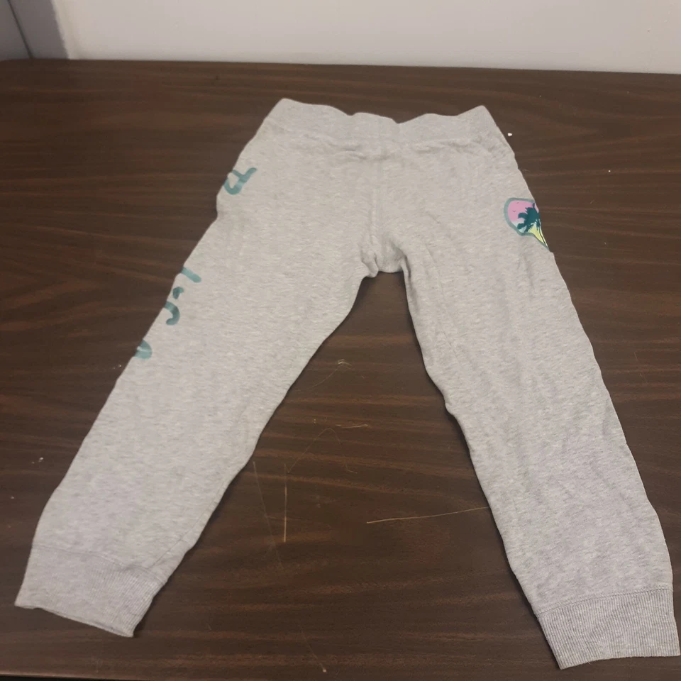Pantalones deportivos Danskin para niñas todos los días/fin de semana grises talla pequeña 6/6x Foto 4 de 4