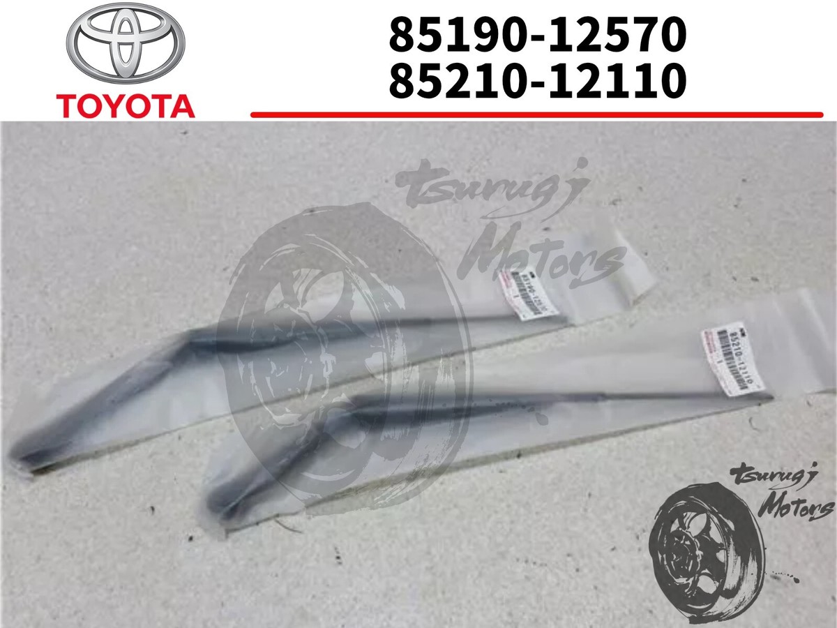Toyota Corolla AE86 RHD 1985 Front LH RH Wiper Arm Set Genuine