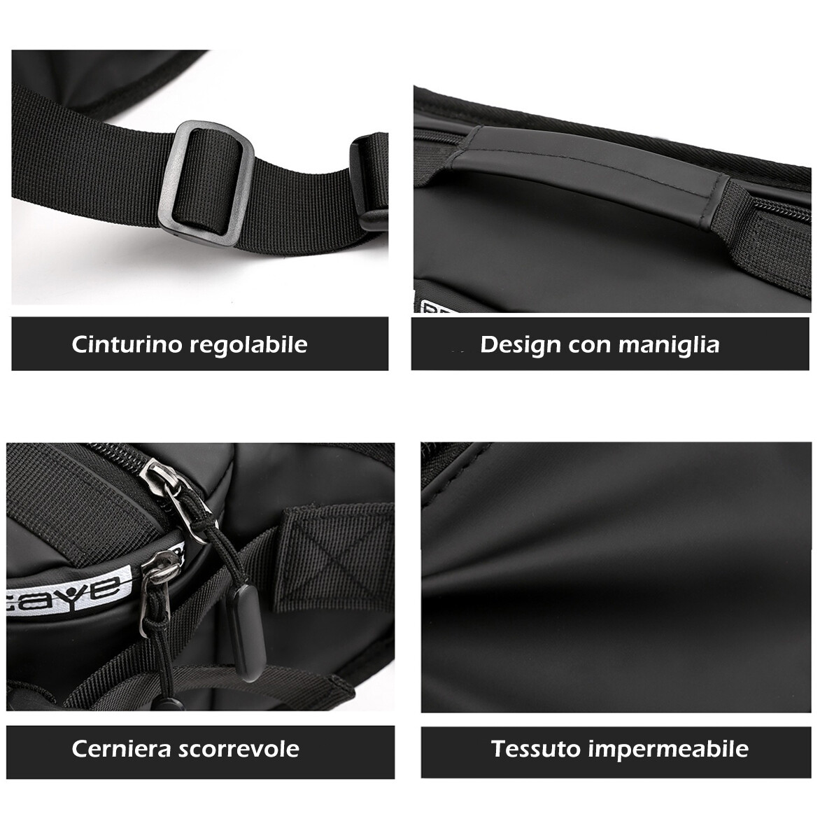 Marsupio per uomo e donna Marsupio Marsupio Sling Solido Borsa petto unisex impermeabile – acquista a prezzi convenienti sul marketplace