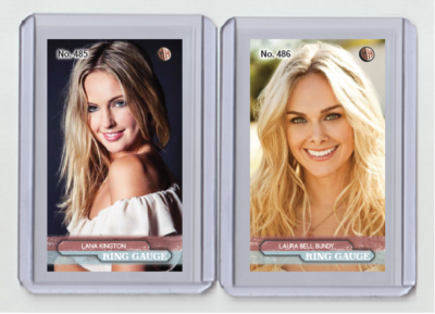 Laura Bell Bundy rare MH Ring Gauge #'d x/3 Tobacco card no. 486
