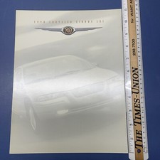 Vintage New Old Stock 1998 Chrysler Cirrus Lxi 8 Page Dealership Brochure