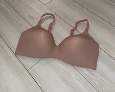 Knix Lined Bra Wire Free Womens Size 3 Fits 36B 36C 36D 38B Brown New