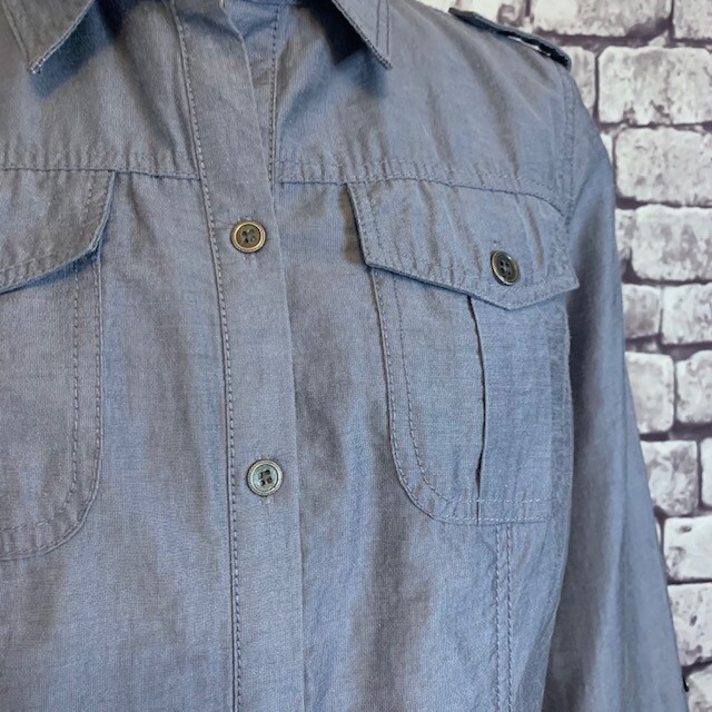 Chico's Light Weight Button Down Jacket Size M - image 3