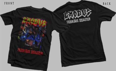 New Dtg/Dtf printed T-shirt - EXODUS- Fabulous Disaster- size- S,M,L,XL,2-3-5XL