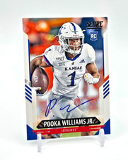 Pooka Williams Jr ROOKIE AUTO 2021 Panini Score #378 Kansas Jayhawks SP (RC)