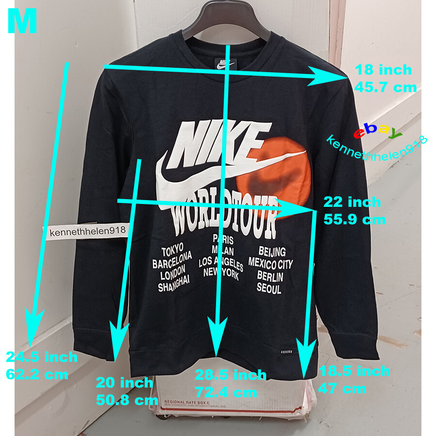 NIKE SPORTSWEAR LONG SLEEVE TOP SWEATSHIRT DA0629-010 BLACK
